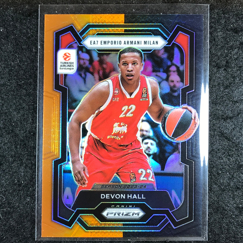 2023-24 Prizm EuroLeague DEVON HALL Basketball Prizm SP #183