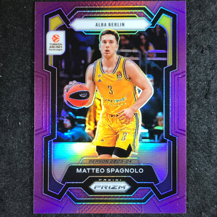 2023-24 Prizm EuroLeague MATTEO SPAGNOLO Purple Prizm /99 #41