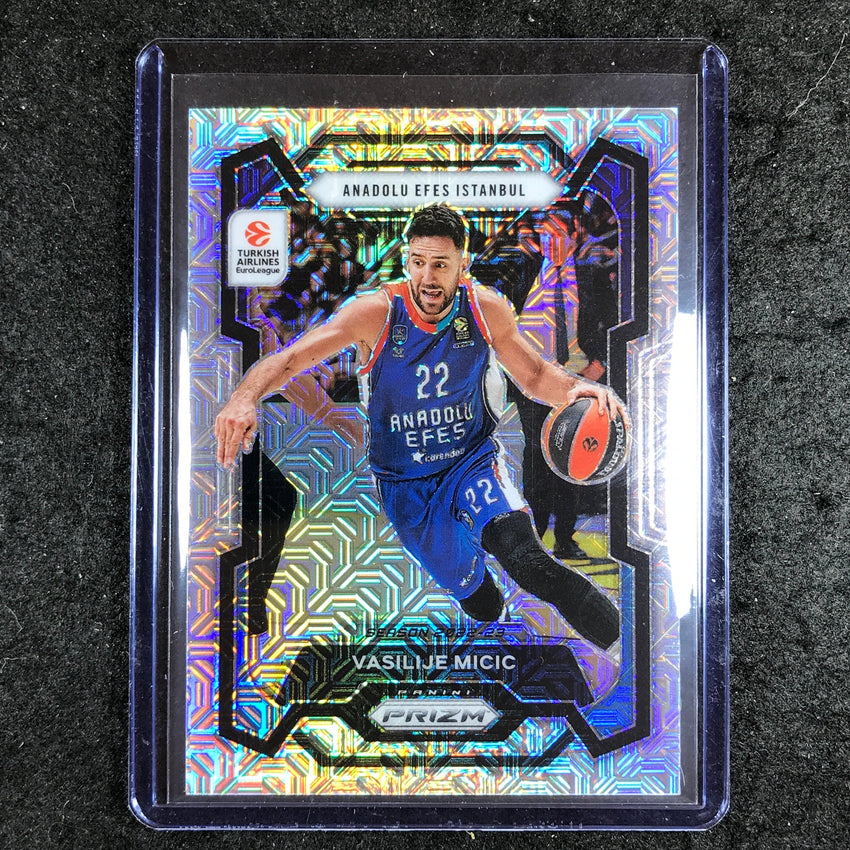2023-24 Prizm EuroLeague VASILIJE MICIC Mojo Prizm 20/25 #28