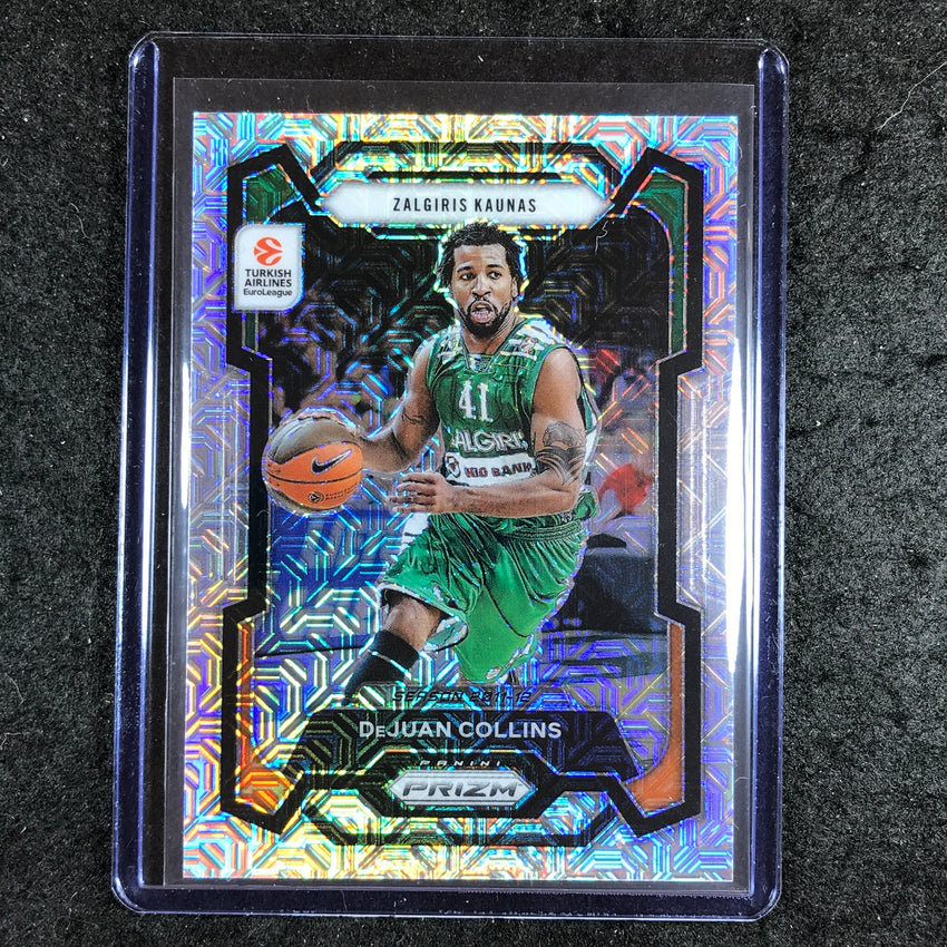 2023-24 Prizm EuroLeague DEJUAN COLLINS Mojo Prizm 5/25 #30