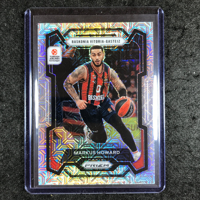 2023-24 Prizm EuroLeague MARKUS HOWARD Mojo Prizm 8/25 #71