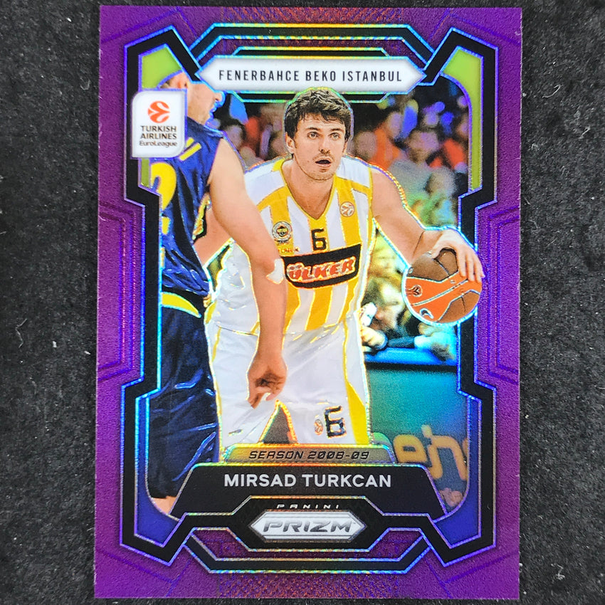 2023-24 Prizm EuroLeague MIRSAD TURKCAN Purple Prizm /99 #46