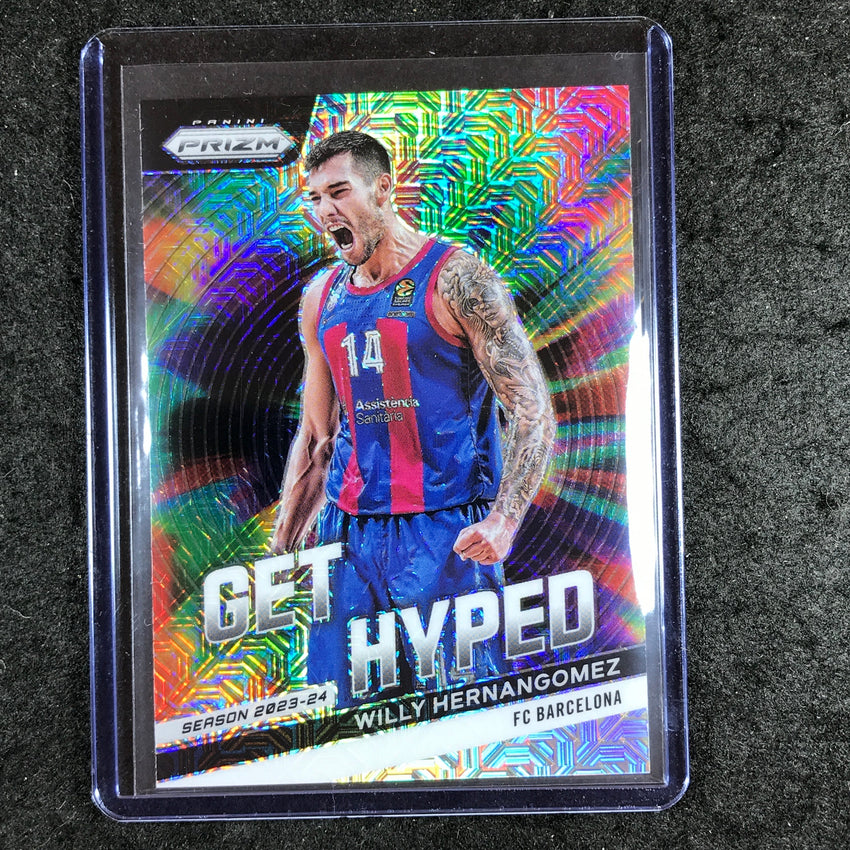 2023-24 Prizm EuroLeague WILLY HERNANGOMEZ Get Hyped Mojo Prizm 14/25