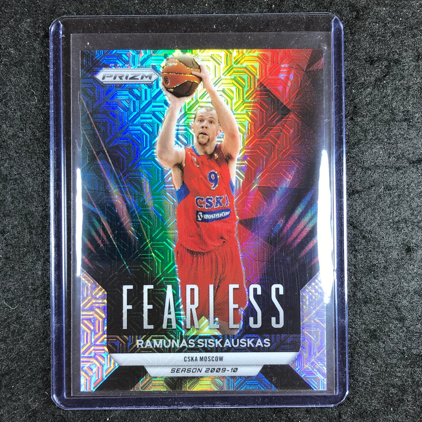 2023-24 Prizm EuroLeague RAMUNAS SISKAUSKAS Fearless Mojo Prizm 13/25