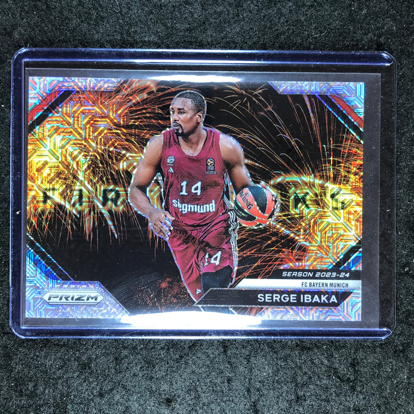 2023-24 Prizm EuroLeague SERGE IBAKA Fireworks Mojo Prizm 16/25