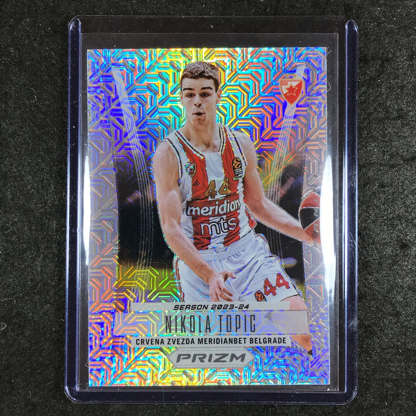 2023-24 Prizm EuroLeague NIKOLA TOPIC Prizm Retro Mojo Prizm 1/25