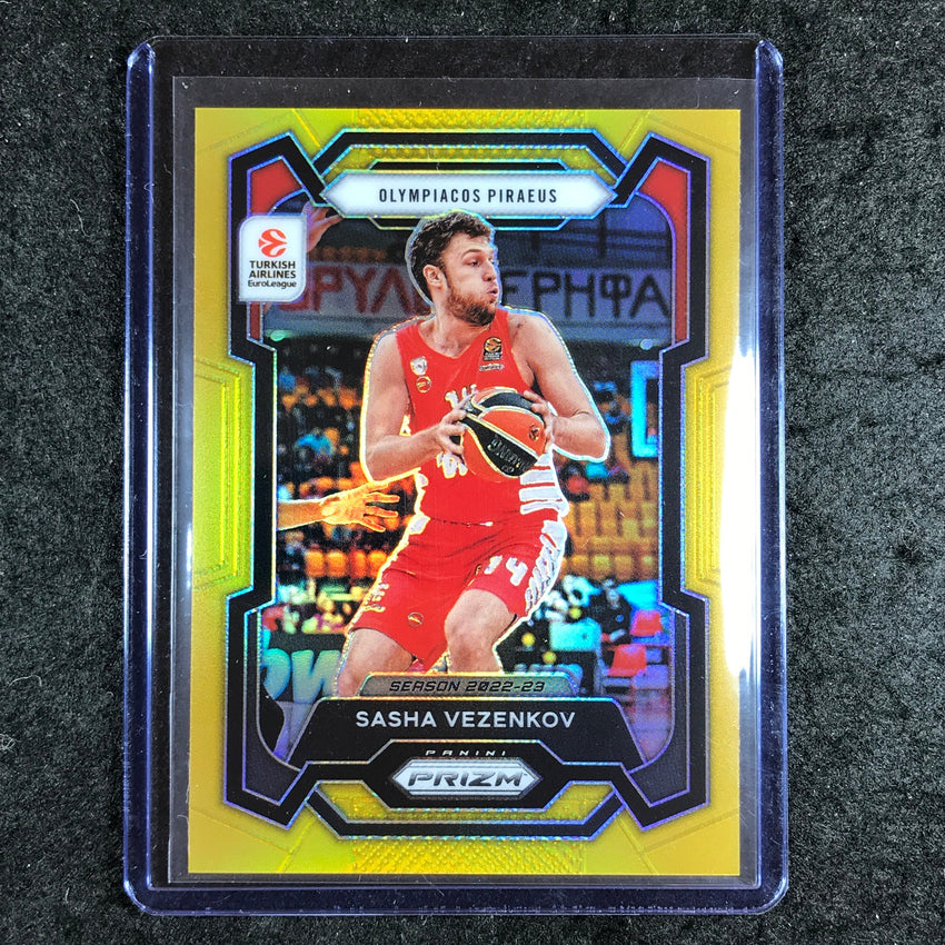 2023-24 Prizm EuroLeague SASHA VEZENKOV Gold Prizm 1/10 #20