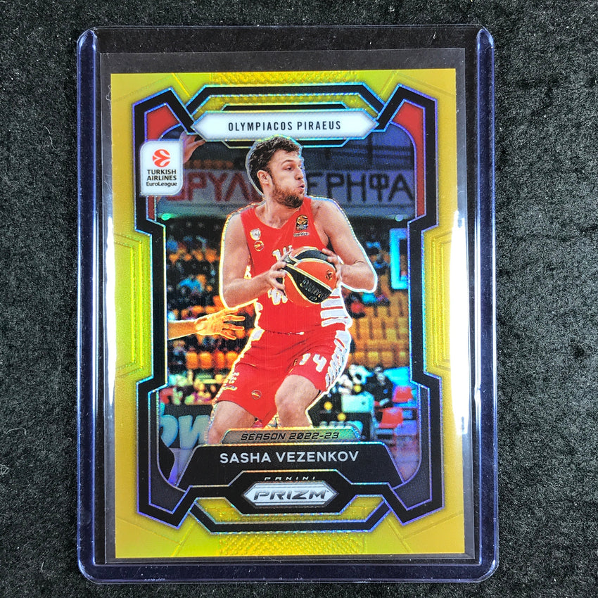 2023-24 Prizm EuroLeague SASHA VEZENKOV Gold Prizm 2/10 #20