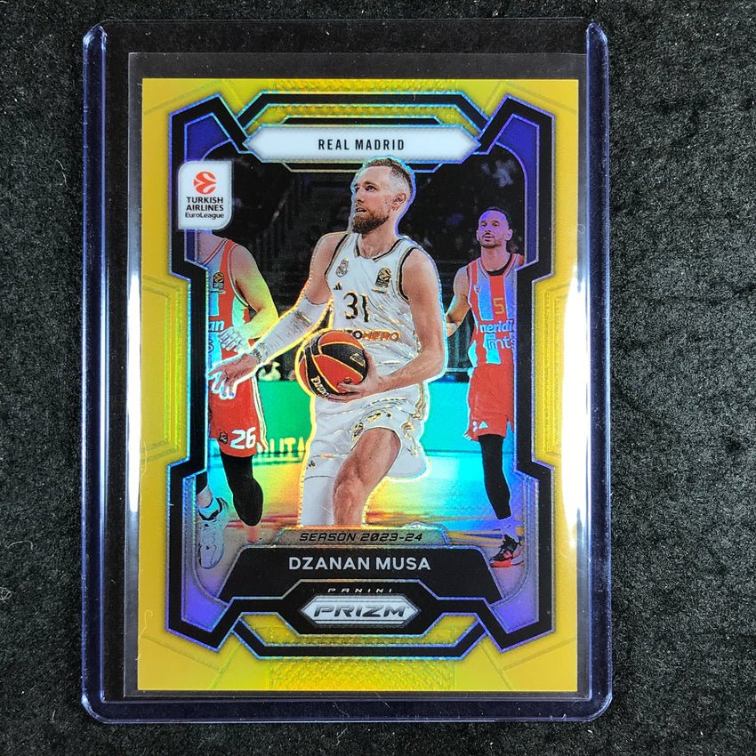 2023-24 Prizm EuroLeague DZANAN MUSA Gold Prizm 8/10 #25