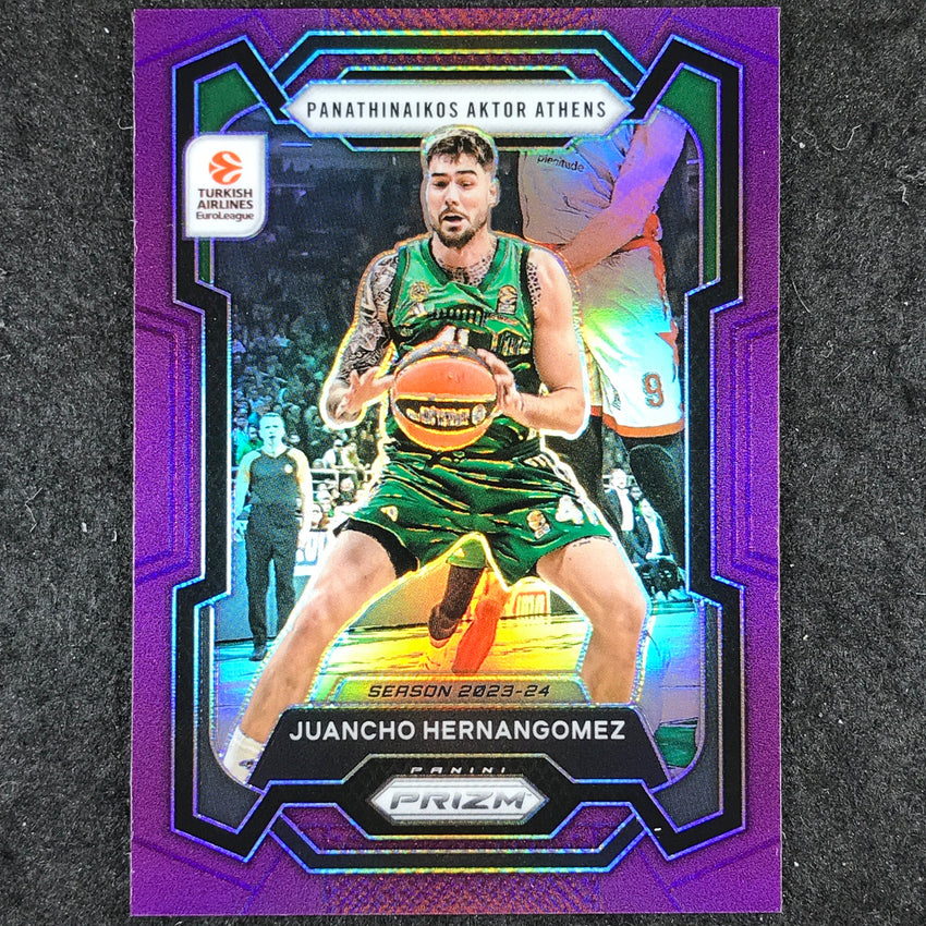 2023-24 Prizm EuroLeague JUANCHO HERNANGOMEZ Purple Prizm /99 #50