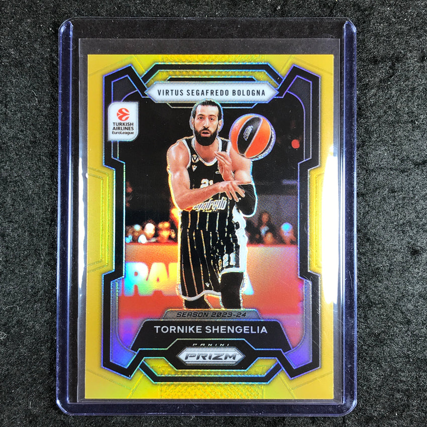 2023-24 Prizm EuroLeague TORNIKE SHENGELIA Gold Prizm 6/10 #68