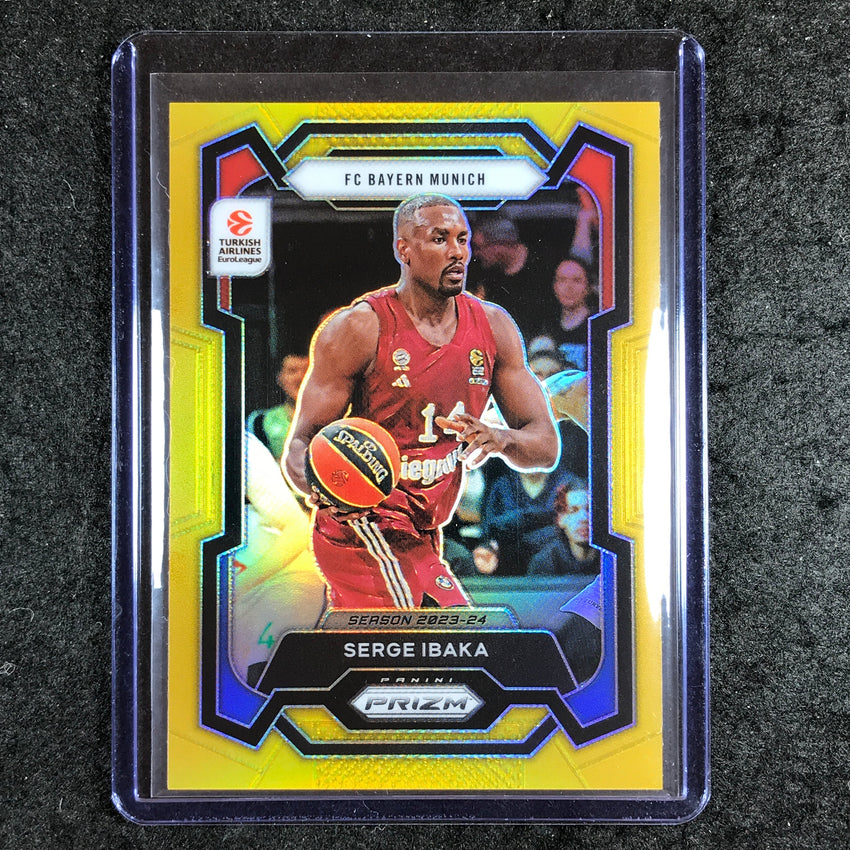 2023-24 Prizm EuroLeague SERGE IBAKA Gold Prizm 5/10 #94
