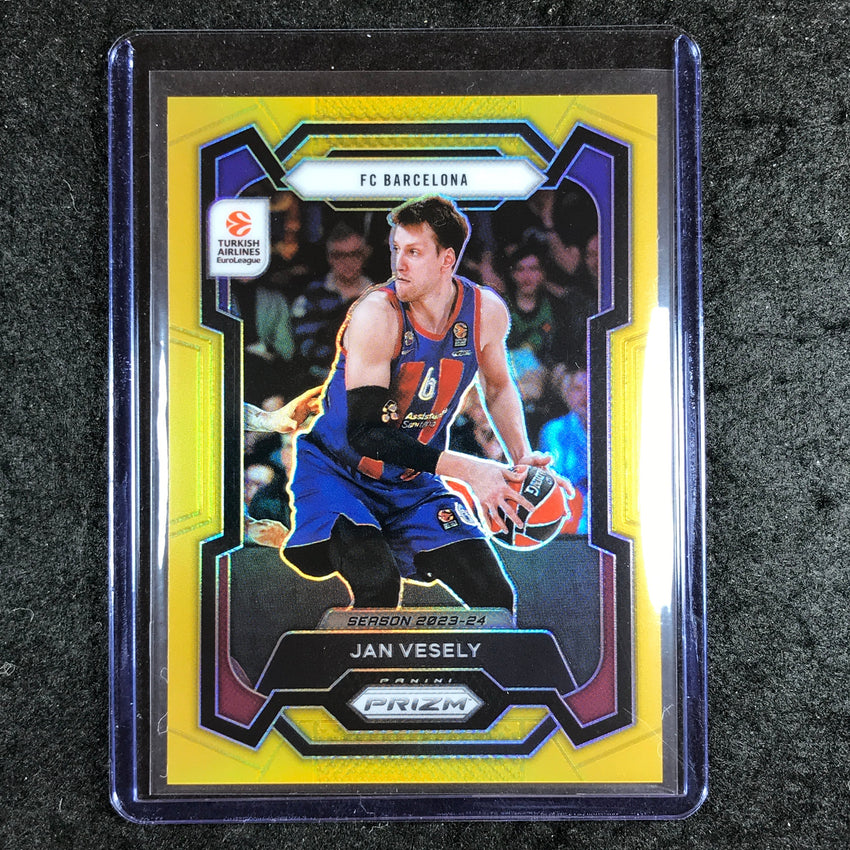 2023-24 Prizm EuroLeague JAN VESELY Gold Prizm 3/10 #104