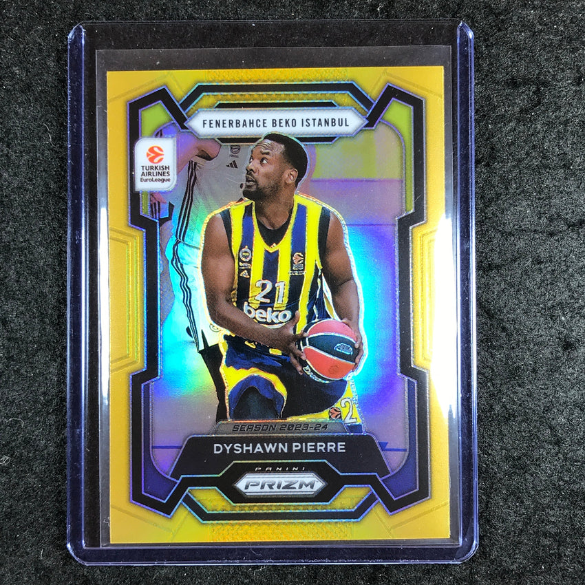 2023-24 Prizm EuroLeague DYSHAWN PIERRE Gold Prizm 6/10 #110