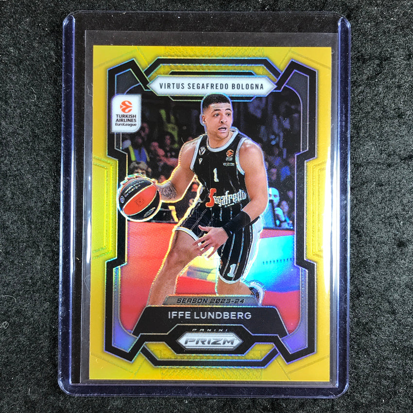 2023-24 Prizm EuroLeague IFFE LUNDBERG Gold Prizm 8/10 #137