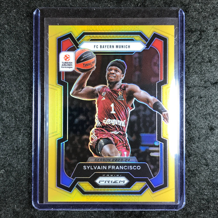 2023-24 Prizm EuroLeague SYLVAIN FRANCISCO Gold Prizm 2/10 #144