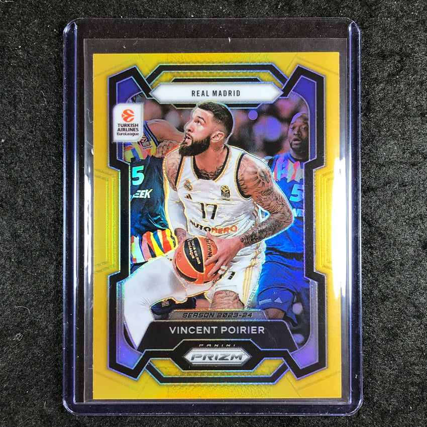2023-24 Prizm EuroLeague VINCENT POIRIER Gold Prizm 3/10 #150