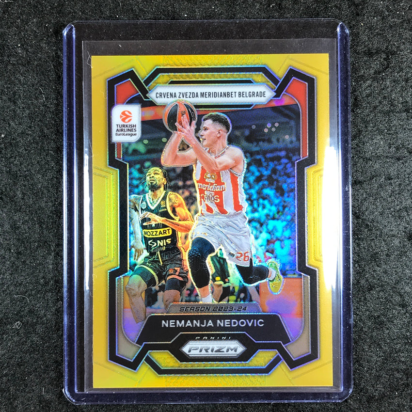 2023-24 Prizm EuroLeague NEMANJA NEDOVIC Gold Prizm 2/10 #161