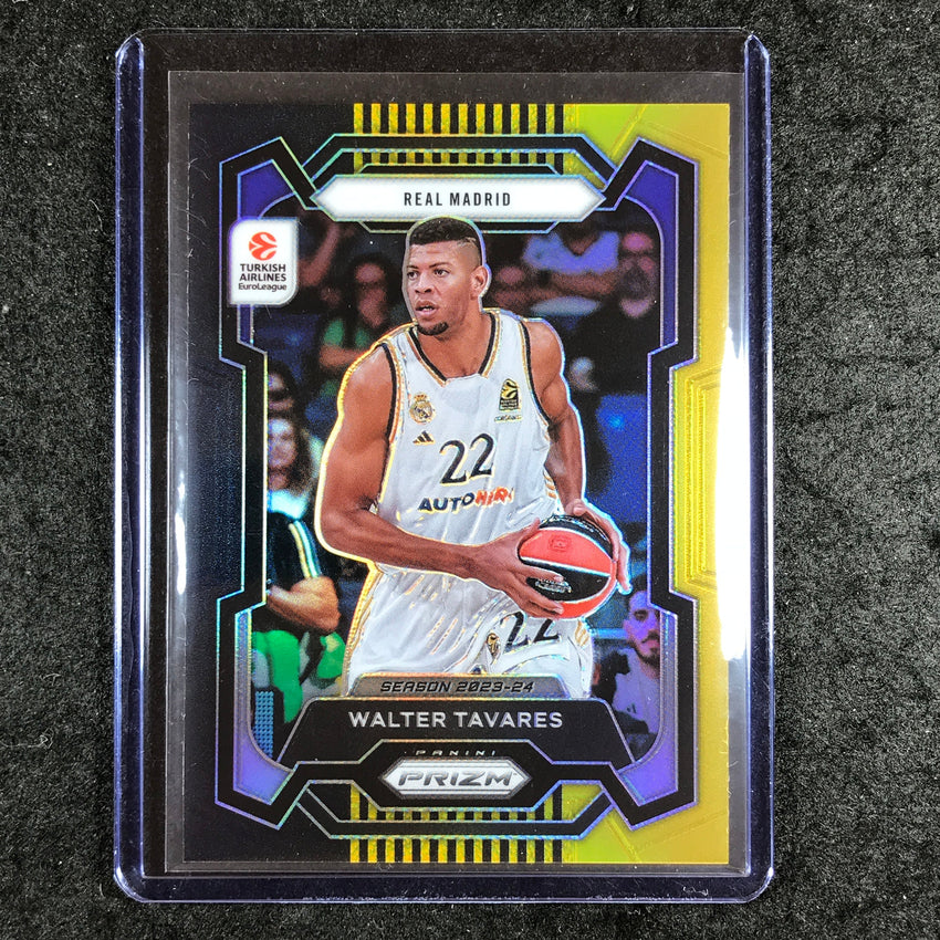 2023-24 Prizm EuroLeague WALTER TAVARES Black Gold Prizm 2/5 #105
