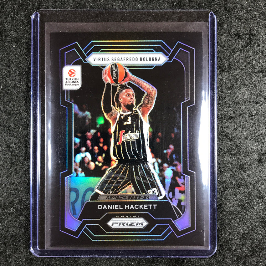 2023-24 Prizm EuroLeague DANIEL HACKETT Black Prizm 1/1 #186