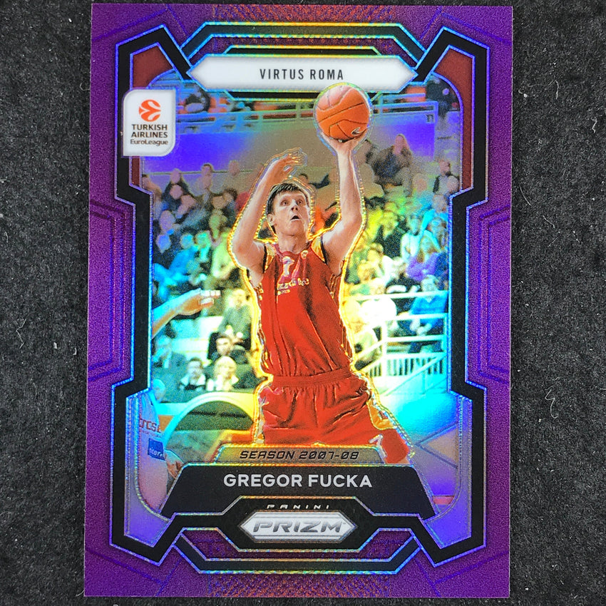 2023-24 Prizm EuroLeague GREGOR FUCKA Purple Prizm /99 #57