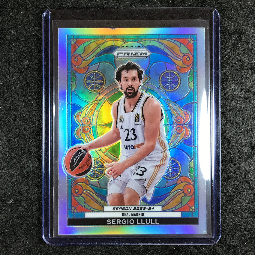 2023-24 Prizm EuroLeague SERGIO LLULL Stained Glass SSP #8