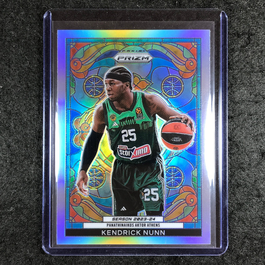 2023-24 Prizm EuroLeague KENDRICK NUNN Stained Glass SSP #9