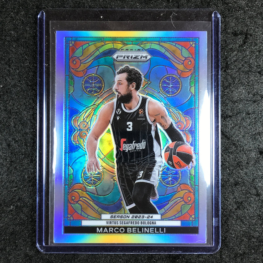 2023-24 Prizm EuroLeague MARCO BELINELLI Stained Glass SSP #23