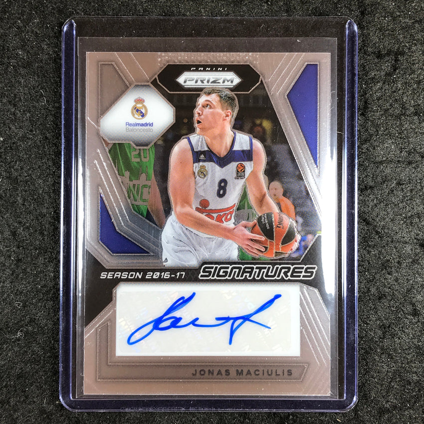 2023-24 Prizm EuroLeague JONAS MACIULIS Signatures Auto Base #MCL