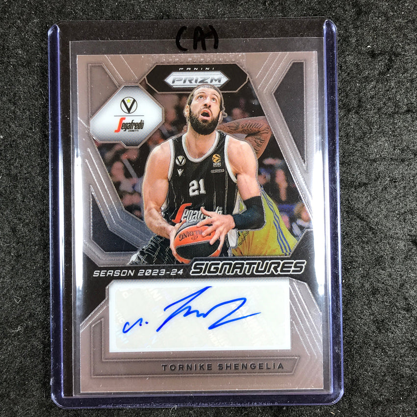 2023-24 Prizm EuroLeague TORNIKE SHENGELIA Signatures Auto Base #TNK (A)