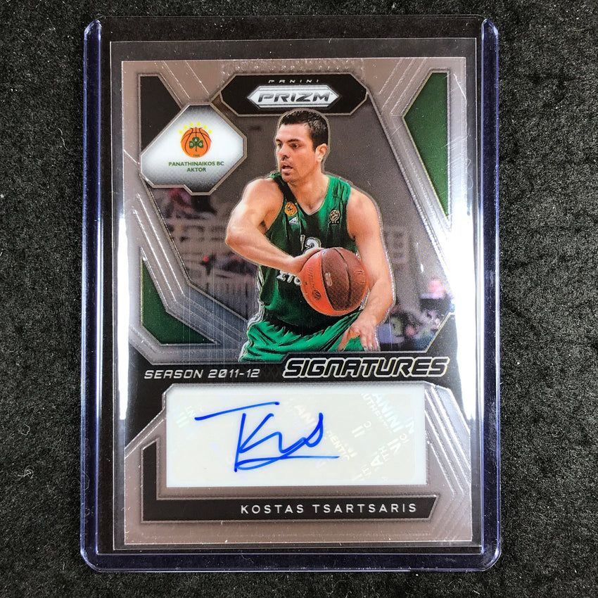 2023-24 Prizm EuroLeague KOSTAS TSARTSARIS Signatures Auto Base #TTS