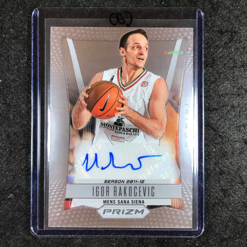 2023-24 Prizm EuroLeague IGOR RAKOCEVIC Retro Signatures Auto Base #IGO (B)