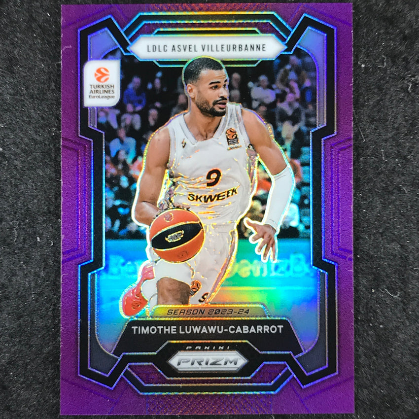 2023-24 Prizm EuroLeague TIMOTHE LUWAWU-CABARROT Purple Prizm /99 #64