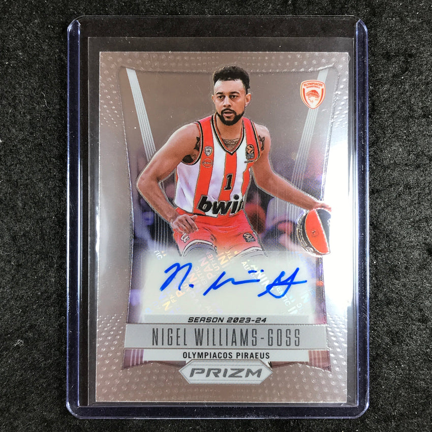 2023-24 Prizm EuroLeague NIGEL WILLIAMS-GOSS Retro Signatures Auto Base #NWG