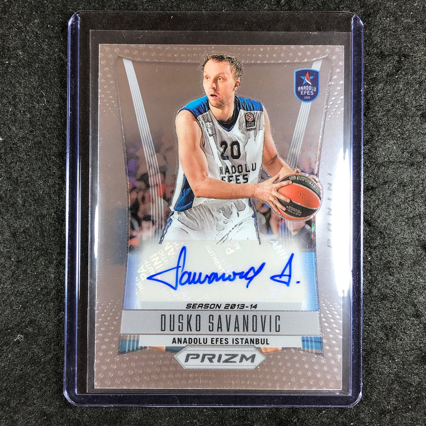 2023-24 Prizm EuroLeague DUSKO SAVANOVIC Retro Signatures Auto Base #SAV