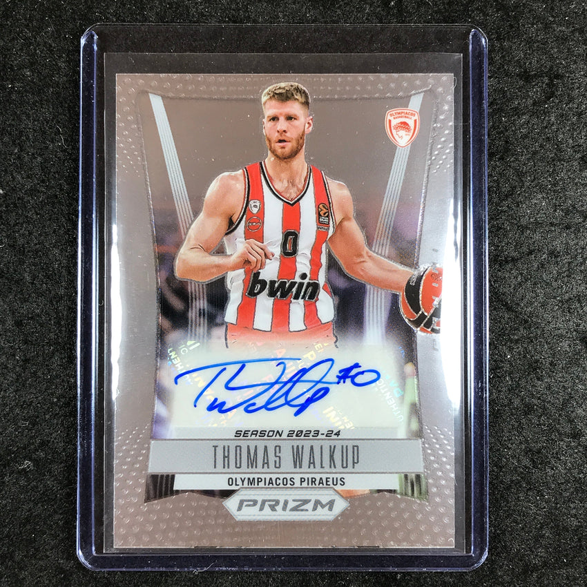 2023-24 Prizm EuroLeague THOMAS WALKUP Retro Signatures Auto Base #WKP