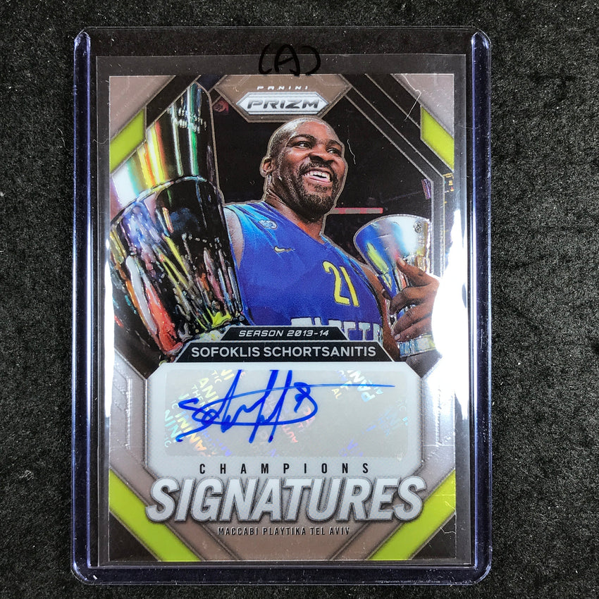 2023-24 Prizm EuroLeague SOFOKLIS SCHORTSANITIS Champions Auto Base #SCH (A)