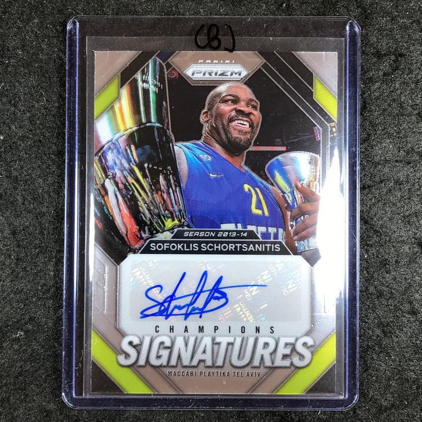 2023-24 Prizm EuroLeague SOFOKLIS SCHORTSANITIS Champions Auto Base #SCH (B)