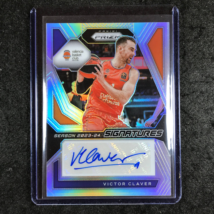2023-24 Prizm EuroLeague VICTOR CLAVER Signatures Auto Silver Prizm #CLR