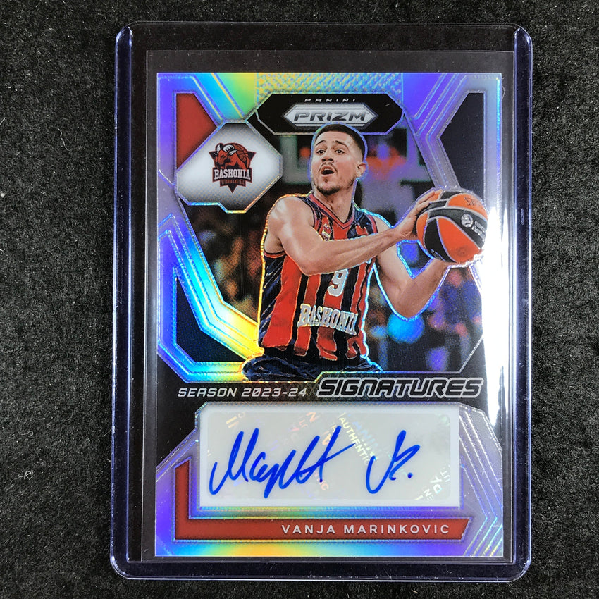 2023-24 Prizm EuroLeague VANJA MARINKOVIC Signatures Auto Silver Prizm #NJA