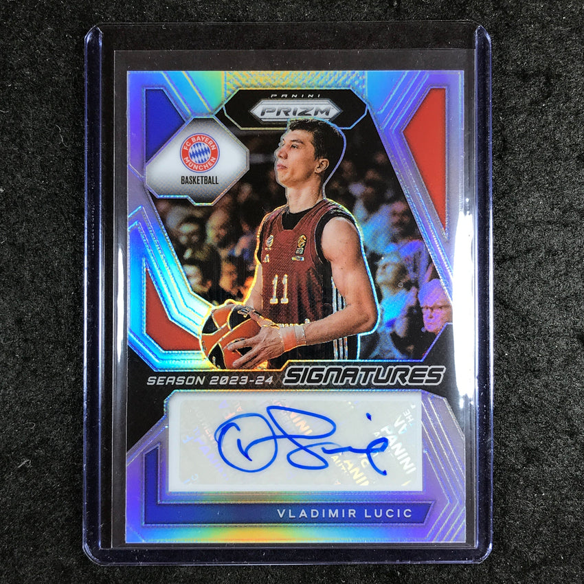 2023-24 Prizm EuroLeague VLADIMIR LUCIC Signatures Auto Silver Prizm #LUC