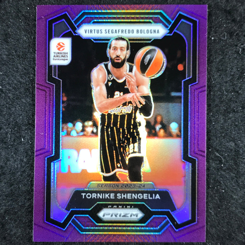2023-24 Prizm EuroLeague TORNIKE SHENGELIA Purple Prizm /99 #68
