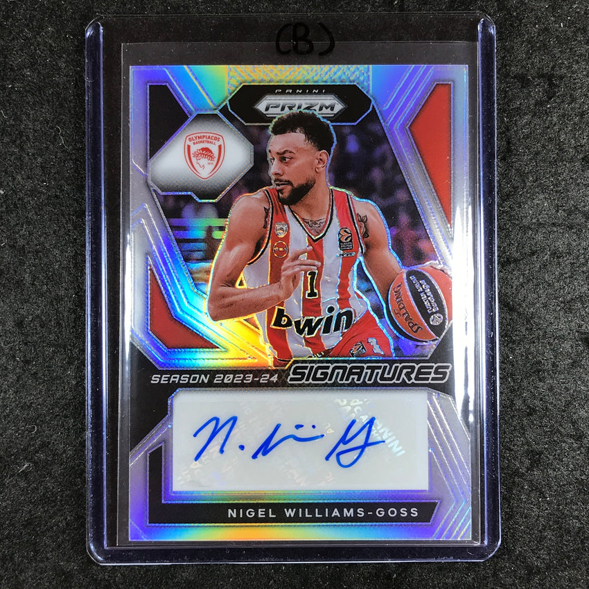 2023-24 Prizm EuroLeague NIGEL WILLIAMS-GOSS Signatures Auto Silver #NWG (B)