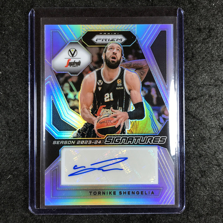 2023-24 Prizm EuroLeague TORNIKE SHENGELIA Signatures Auto Silver Prizm #TNK