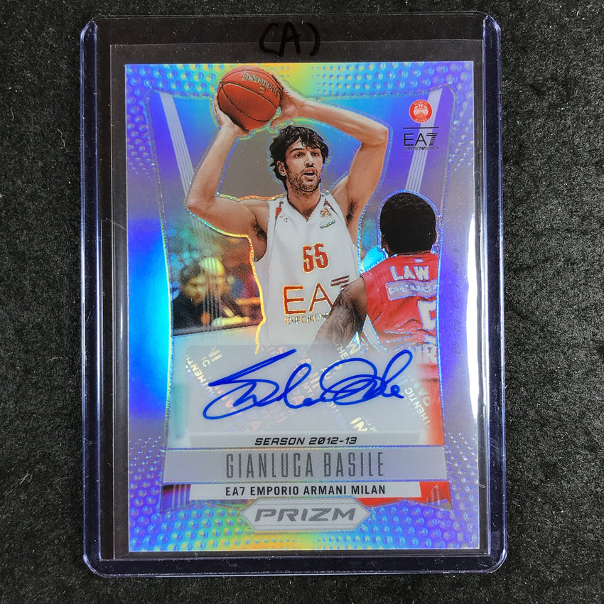 2023-24 Prizm EuroLeague GIANLUCA BASILE Retro Signatures Auto Silver #BAS (A)
