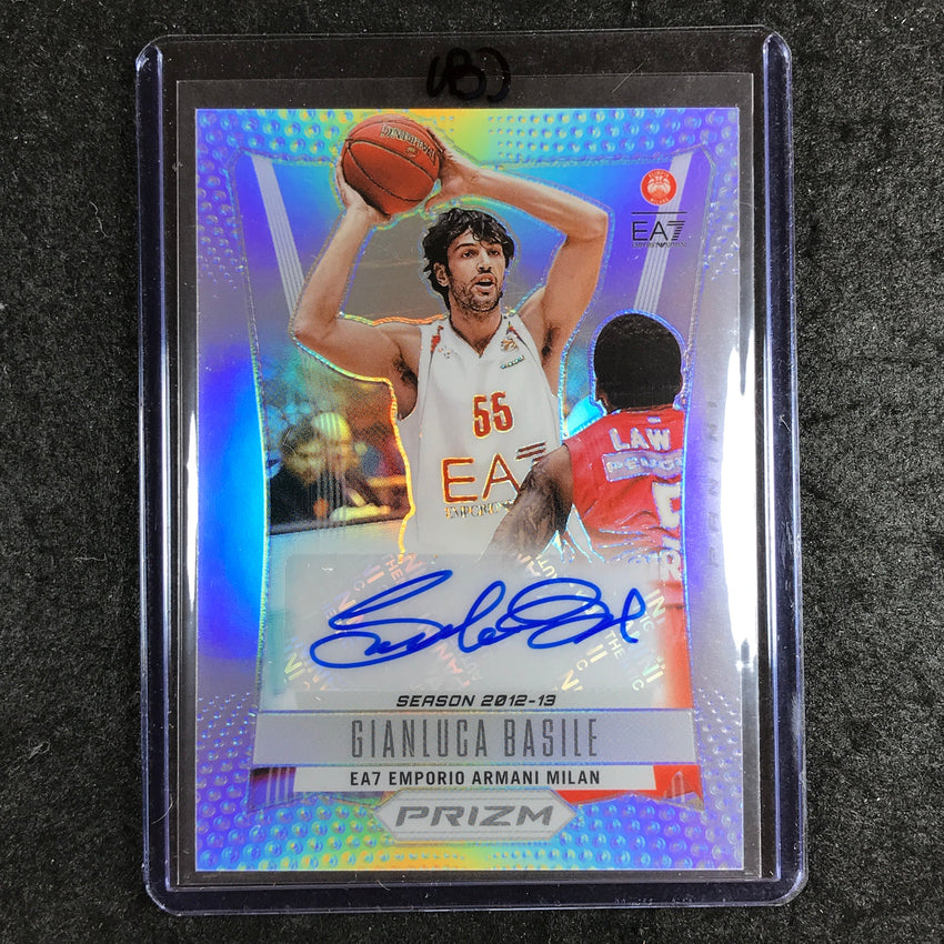 2023-24 Prizm EuroLeague GIANLUCA BASILE Retro Signatures Auto Silver #BAS (B)