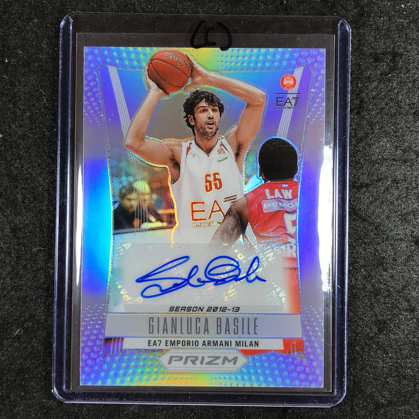 2023-24 Prizm EuroLeague GIANLUCA BASILE Retro Signatures Auto Silver #BAS (C)