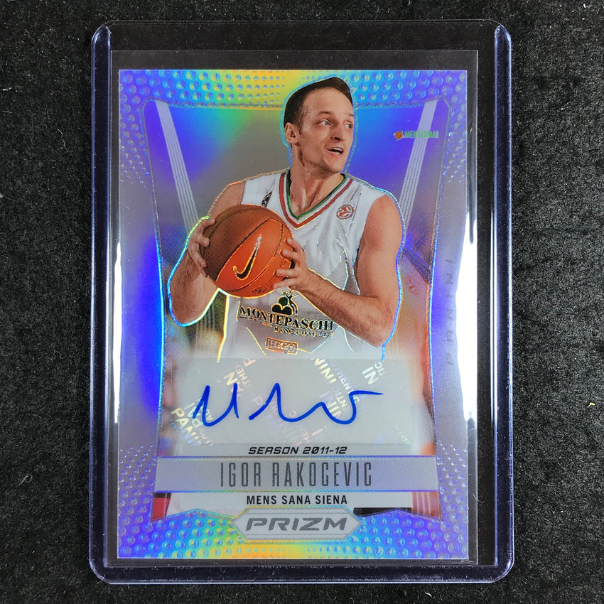 2023-24 Prizm EuroLeague IGOR RAKOCEVIC Retro Signatures Auto Silver Prizm #IGO