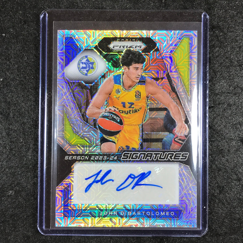 2023-24 Prizm EuroLeague JOHN DIBARTOLOMEO Signatures Auto Mojo 11/25 #DIB