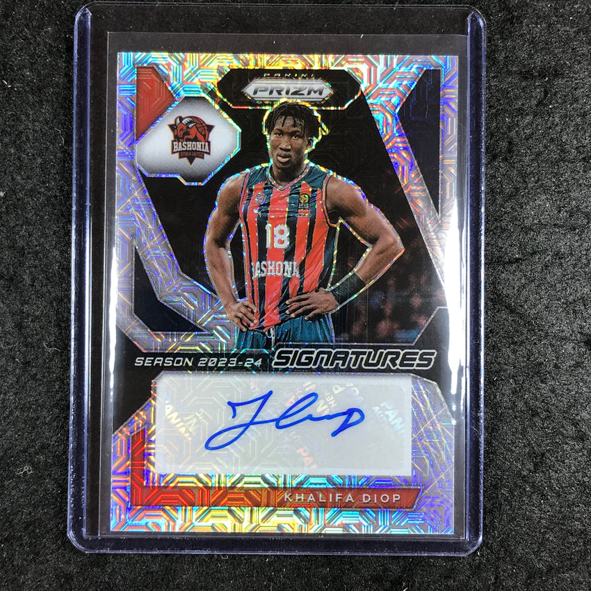 2023-24 Prizm EuroLeague KHALIFA DIOP Signatures Auto Mojo 19/25 #DIP